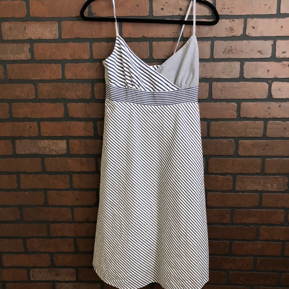 J Crew Contrast Stripe Sundress 6